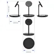 15W Multi-Functional 2-in-1 Magnetic Wireless Charger Stand | https://www.bestnamebadges.com