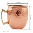 18oz Four-piece Set Cocktail Moscow Mule Mugs In Stock | https://www.bestnamebadges.com
