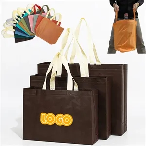 In Stock Thickened Non-woven Shopping Bags Customized