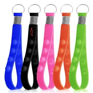 Mini Press Pop Bracelet Silicone Relieve stress Keychain