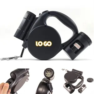 Retractable Pet Leash With Flashlight In Stock