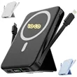 10000 MAh Magnetic Wireless Power Bank With Stand In Stock | https://www.bestnamebadges.com