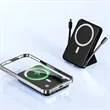 10000 MAh Magnetic Wireless Power Bank With Stand In Stock | https://www.bestnamebadges.com