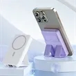 10000 MAh Magnetic Wireless Power Bank With Stand In Stock | https://www.bestnamebadges.com