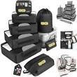 8-piece Travel Storage Bag Set In Various Sizes In Stock | https://www.bestnamebadges.com