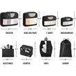 8-piece Travel Storage Bag Set In Various Sizes In Stock | https://www.bestnamebadges.com