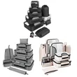 8-piece Travel Storage Bag Set In Various Sizes In Stock | https://www.bestnamebadges.com