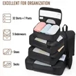 8-piece Travel Storage Bag Set In Various Sizes In Stock | https://www.bestnamebadges.com