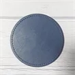 Personalized Leather round Coaster Home Decorwedding Favors | https://www.bestnamebadges.com