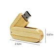 16GB Custom Logo Personalized Text Wood USB Flash Drives | https://www.bestnamebadges.com