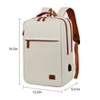 Extra Large Travel Business Laptop USB Backpack For Women | https://www.bestnamebadges.com