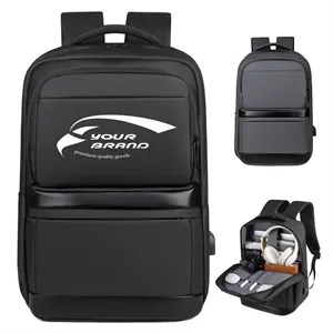 17.3Inch Extra Large Travel Business Laptop USB Backpack