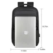 17.3Inch Extra Large Travel Business Laptop USB Backpack | https://www.bestnamebadges.com