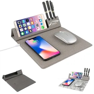 Wireless Charging Gaming Mouse Pad Foldable for Office Home