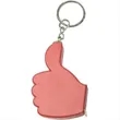 Thumbs Up Tape Measure Key Chain | https://www.bestnamebadges.com
