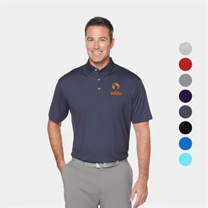 Callaway® Birdseye UPF 50+ Men's Cooling Golf Polo Shirt | https://www.bestnamebadges.com