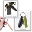 Pro Designer PU Leather Key Chain | https://www.bestnamebadges.com