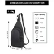 Travel Hiking Sling Crossbody Chest Daypack Fanny Pack Bag | https://www.bestnamebadges.com