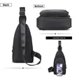Travel Hiking Sling Crossbody Chest Daypack Fanny Pack Bag | https://www.bestnamebadges.com