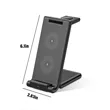 3 in 1 Folding Wireless Charger Multi-function Phone Holder | https://www.bestnamebadges.com