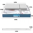 Stainless Steel Cheese Slicer Cutter W/ Accurate Size Scale | https://www.bestnamebadges.com