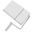 Stainless Steel Cheese Slicer Cutter W/ Accurate Size Scale | https://www.bestnamebadges.com