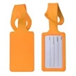 Rectangular Silicone Luggage Tag | https://www.bestnamebadges.com
