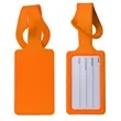 Rectangular Silicone Luggage Tag | https://www.bestnamebadges.com