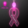 Light-up acrylic ribbon LED necklace | https://www.bestnamebadges.com