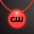 LED Circle Badge with Beads | https://www.bestnamebadges.com