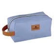 Heathered Recycled Toiletry Bag | https://www.bestnamebadges.com