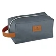 Heathered Recycled Toiletry Bag | https://www.bestnamebadges.com