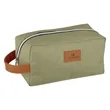 Heathered Recycled Toiletry Bag | https://www.bestnamebadges.com