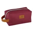 Heathered Recycled Toiletry Bag | https://www.bestnamebadges.com
