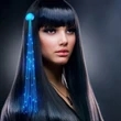 Light Hair Sparkle Clip Extensions | https://www.bestnamebadges.com