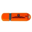 Glacier Plastic USB Flash Drives w/ Custom Logo | https://www.bestnamebadges.com