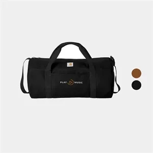 Carhartt® Canvas Packable Duffel with Pouch | https://www.bestnamebadges.com