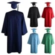 Matte Graduation Gown Cap Tassel Set | https://www.bestnamebadges.com