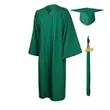Matte Graduation Gown Cap Tassel Set | https://www.bestnamebadges.com