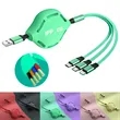 Multi USB Charging Cable Retractable 3in1 Universal Charger | https://www.bestnamebadges.com