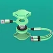 Multi USB Charging Cable Retractable 3in1 Universal Charger | https://www.bestnamebadges.com
