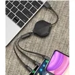 Multi USB Charging Cable Retractable 3in1 Universal Charger | https://www.bestnamebadges.com