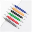 Frosted Plastic Multicolor Retractable Ballpoint Pens | https://www.bestnamebadges.com