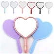 Heart-Shaped Handheld Mirror | https://www.bestnamebadges.com