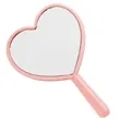 Heart-Shaped Handheld Mirror | https://www.bestnamebadges.com