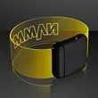Laser Engraved - Cosmic Yellow LED Magnetic Clasp Bracelets | https://www.bestnamebadges.com