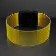 Laser Engraved - Cosmic Yellow LED Magnetic Clasp Bracelets | https://www.bestnamebadges.com