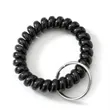 Transparency Flexible Spiral Coil Stretchable Key Chain | https://www.bestnamebadges.com