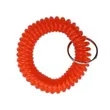 Transparency Flexible Spiral Coil Stretchable Key Chain | https://www.bestnamebadges.com