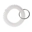 Transparency Flexible Spiral Coil Stretchable Key Chain | https://www.bestnamebadges.com